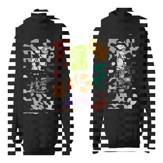 マティス風絵画 ボタニカル 花柄 抽象模様 スウェットシャツ - Kawaiitshirt