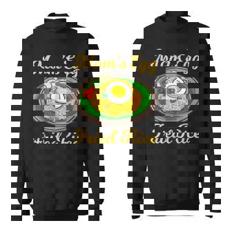 ママの卵 チャーハン目玉焼き スウェットシャツ - Kawaiitshirt