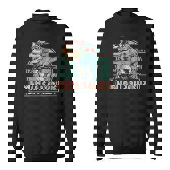 ママサウルス恐竜レトロママのレトロ面白い スウェットシャツ - Kawaiitshirt