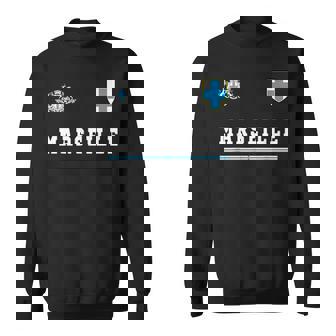 マルセイユ スポーツサッカージャージ フラッグ フットボール スウェットシャツ - Kawaiitshirt