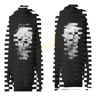 マルチーズ小型マルチーズ犬犬大好き甘いマルチーズ スウェットシャツ - Kawaiitshirt