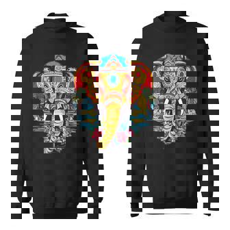 マンダラ タイ 象 恋人 タイ バックパッカー スウェットシャツ - Kawaiitshirt