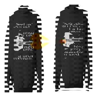 マンドリンピッキング ミュージシャン 音符 フォークミュージック スウェットシャツ - Kawaiitshirt