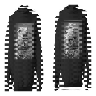 マーモットは生意気に笑う、面白いマーモット スウェットシャツ - Kawaiitshirt