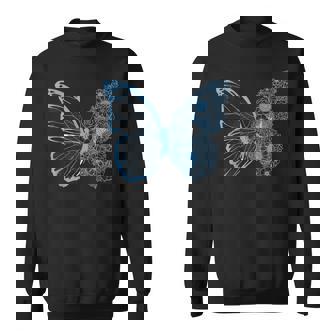 ミクロネシア国旗 蝶 ミクロネシアのルーツ ミクロネシア スウェットシャツ - Kawaiitshirt