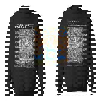 ミケランジェロ 絵画 最後の審判 美術愛好家のために スウェットシャツ - Kawaiitshirt