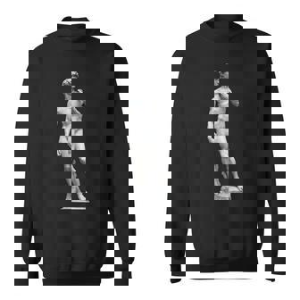 ミケランジェロのダビデ像 巨大なピクセル化されたペニス スウェットシャツ - Kawaiitshirt