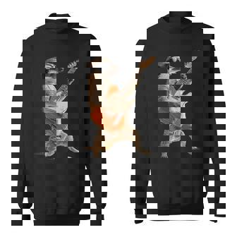 ミーアキャットギター スウェットシャツ - Kawaiitshirt