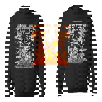 ムエタイタイボクシングフレーム90年代ブーツレッグスタイル スウェットシャツ - Kawaiitshirt