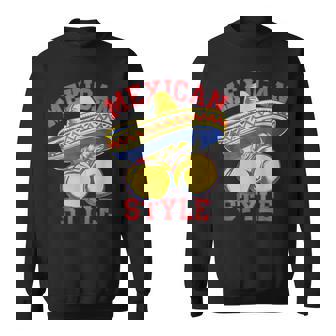 メキシコボクシングスタイル メキシコ国旗 メキシコボクシングスタイルフラッグ スウェットシャツ - Kawaiitshirt
