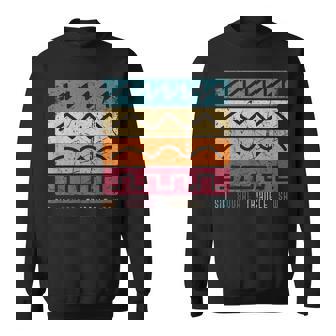 モジュラー シンセサイザー テクノ ビンテージ アナログ 波形 スウェットシャツ - Kawaiitshirt