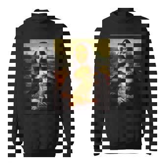 モナリザ 猫 スウェットシャツ - Kawaiitshirt