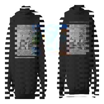 モネのエトルタの断崖 スウェットシャツ - Kawaiitshirt