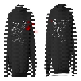 モノグラム イニシャル文字 K ラブ ハート スウェットシャツ - Kawaiitshirt