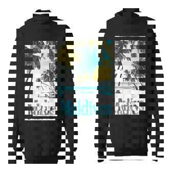 モルディブ島 ビーチ 熱帯風景 旅行 お土産 スウェットシャツ - Kawaiitshirt