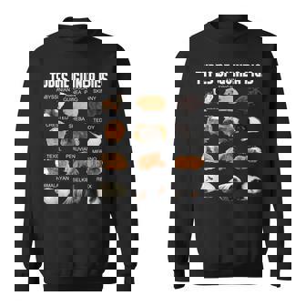 モルモットの種類 ふわふわポテト愛好家 キッズ ペット モルモット。 スウェットシャツ - Kawaiitshirt