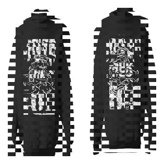 モンスタートラックルールジャムモンスタートラックボーイズ スウェットシャツ - Kawaiitshirt