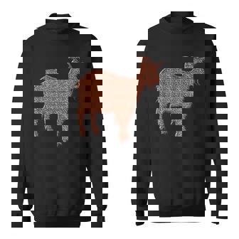 ヤギ動物コーヒー豆 スウェットシャツ - Kawaiitshirt