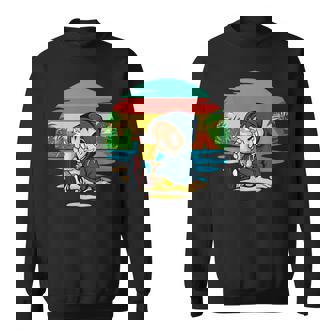 ヤシ、ビーチ、海、寒さ、太陽。 スウェットシャツ - Kawaiitshirt