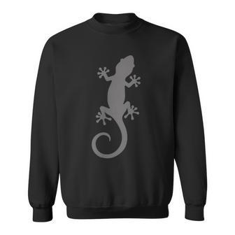 ヤモリシャツ トカゲ シルエット ポケット ロゴ クール メンズ キッズ ボーイズ スウェットシャツ - Kawaiitshirt