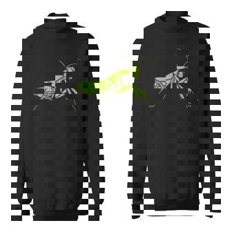 ユーモアのあるカマキリの昆虫 シンプルなカマキリ スウェットシャツ - Kawaiitshirt