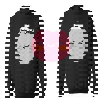 ユーモア餅 シンプルでミニマルな和スイーツ餅 Mochi スウェットシャツ - Kawaiitshirt