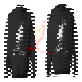 ヨガ サンタ クリスマス ワークアウト スウェットシャツ - Kawaiitshirt