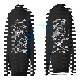 ヨシキリザメ アオザメ シュモクザメ ジンベエザメ スウェットシャツ - Kawaiitshirt