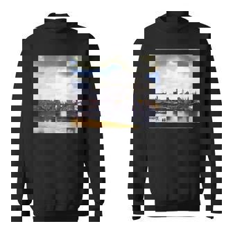 ヨハネス・フェルメールによるデルフトの眺めゲジヒト・オプ・デルフト 1661 スウェットシャツ - Kawaiitshirt