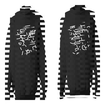 ヨハン・セバスティアン・バッハ「B-A-C-H」ミュージシャンへの音楽ギフト スウェットシャツ - Kawaiitshirt