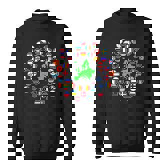 ヨーロッパ、ヨーロッパの旗、欧州連合の旗、ヨーロッパ地図。 スウェットシャツ - Kawaiitshirt