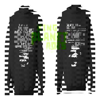 ライオンではなく猿が惑星の動物王国を握る スウェットシャツ - Kawaiitshirt