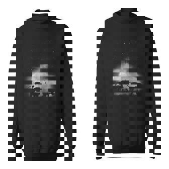 ライオンファミリー野生のアフリカ動物美しい スウェットシャツ - Kawaiitshirt