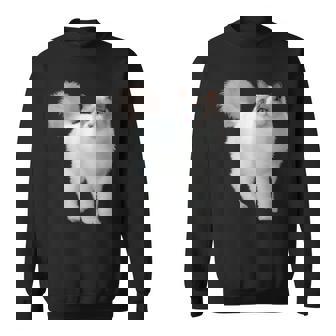 ラグドール 猫のポートレート ラグドール キャットヘッド ラグドール 猫の顔 スウェットシャツ - Kawaiitshirt