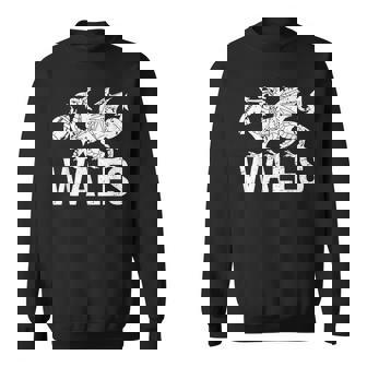 ラグビーウェールズドラゴン ウェールズ メンズ レディース ボーイズ ガールズ ウェールズ スウェットシャツ - Kawaiitshirt