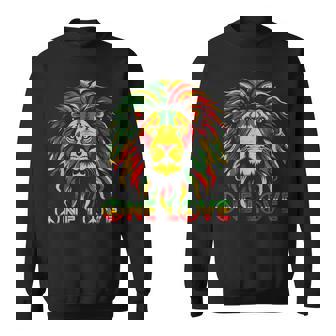 ラスタ レゲエ ライオン ジャマイカ ルーツ ユダのライオン ラスタファリ スウェットシャツ - Kawaiitshirt