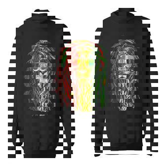 ラスタライオン クール ドレッドロック ラスタファリ ラスタ愛好家用 スウェットシャツ - Kawaiitshirt
