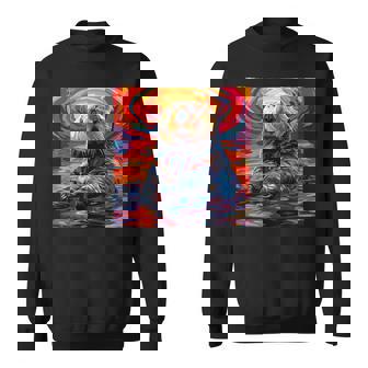 ラッコ カラフル グラフィック スウェットシャツ - Kawaiitshirt