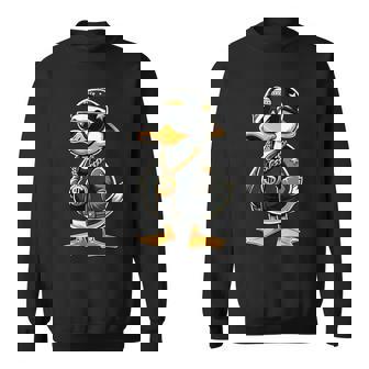 ラッパー スタイルの黄色いアヒルの子 ヒップホップ アヒルの子 スウェットシャツ - Kawaiitshirt