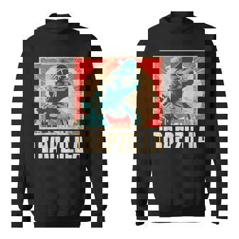 ラップトラップ 音楽 面白い ラッパー 映画好き スウェットシャツ - Kawaiitshirt