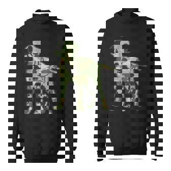 ラブラドール 迷彩 スウェットシャツ - Kawaiitshirt