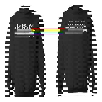 ラブ・イズ・ラブ Love Is Love Lgbt スウェットシャツ - Kawaiitshirt