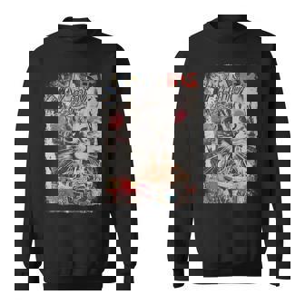 ラーメンヌードル 猫 ヴィンテージ 日本 Hip Hopヒップホップ かわいい オタク レトロ 猫 マンガ アニメ スウェットシャツ - Kawaiitshirt