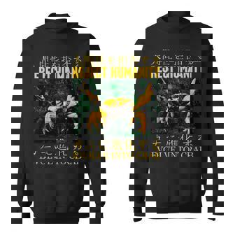 リジェクト・ヒューマニティがカニに進化する 長袖tシャツ スウェットシャツ - Kawaiitshirt