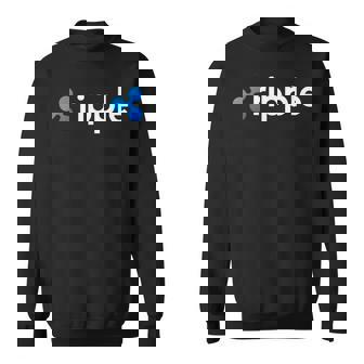 リップルロゴ クリプトxrpコイン 暗号通貨 スウェットシャツ - Kawaiitshirt