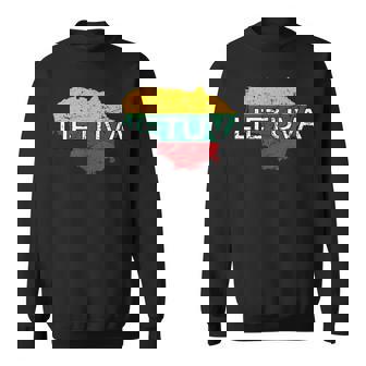 リトアニア国旗 Lietuva アンティーク調 メンズ レディース キッズ スウェットシャツ - Kawaiitshirt