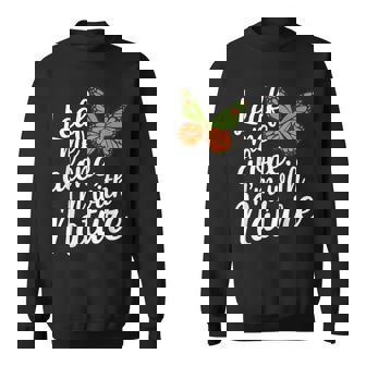 リーフ・ミー・アローン・ネイチャー・デザイン スウェットシャツ - Kawaiitshirt