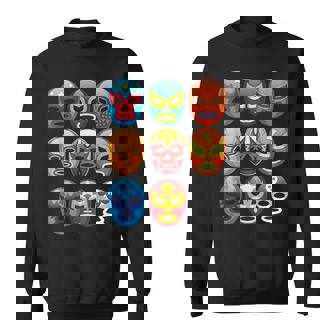 ルチャリブレ レスラーマスク かわいいフリーファイティングギフト スウェットシャツ - Kawaiitshirt