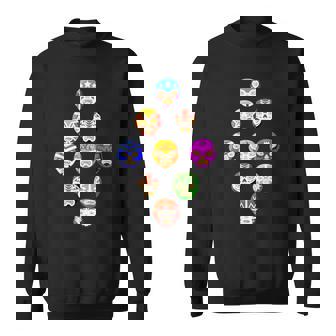 ルチャリブレまたはメキシカンレスリング マスクまたはルチャドール スウェットシャツ - Kawaiitshirt