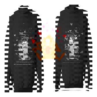 ルーニー・テューンズ タズ スピニング ハート 楽しい スウェットシャツ - Kawaiitshirt